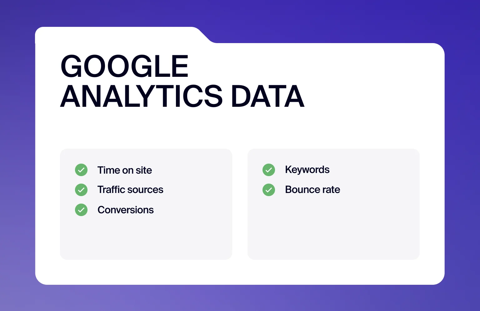 Google Analytics helps analyze data and support business objectives