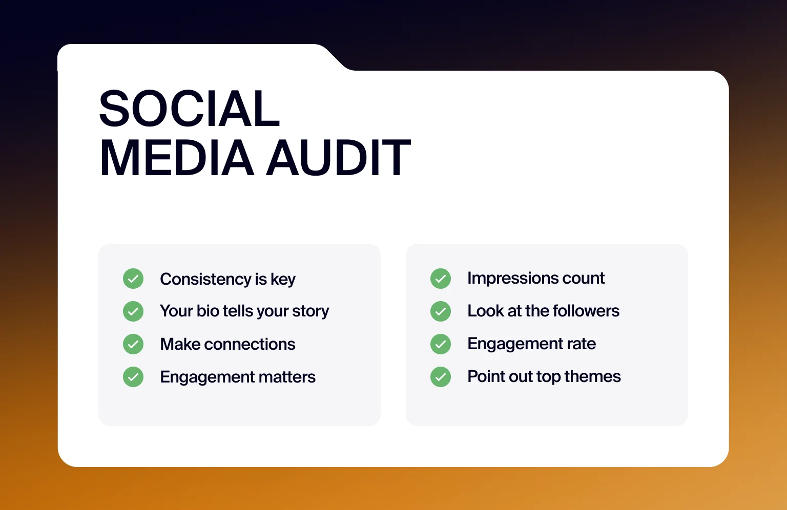Social media audit insights keep your content strategy fresh