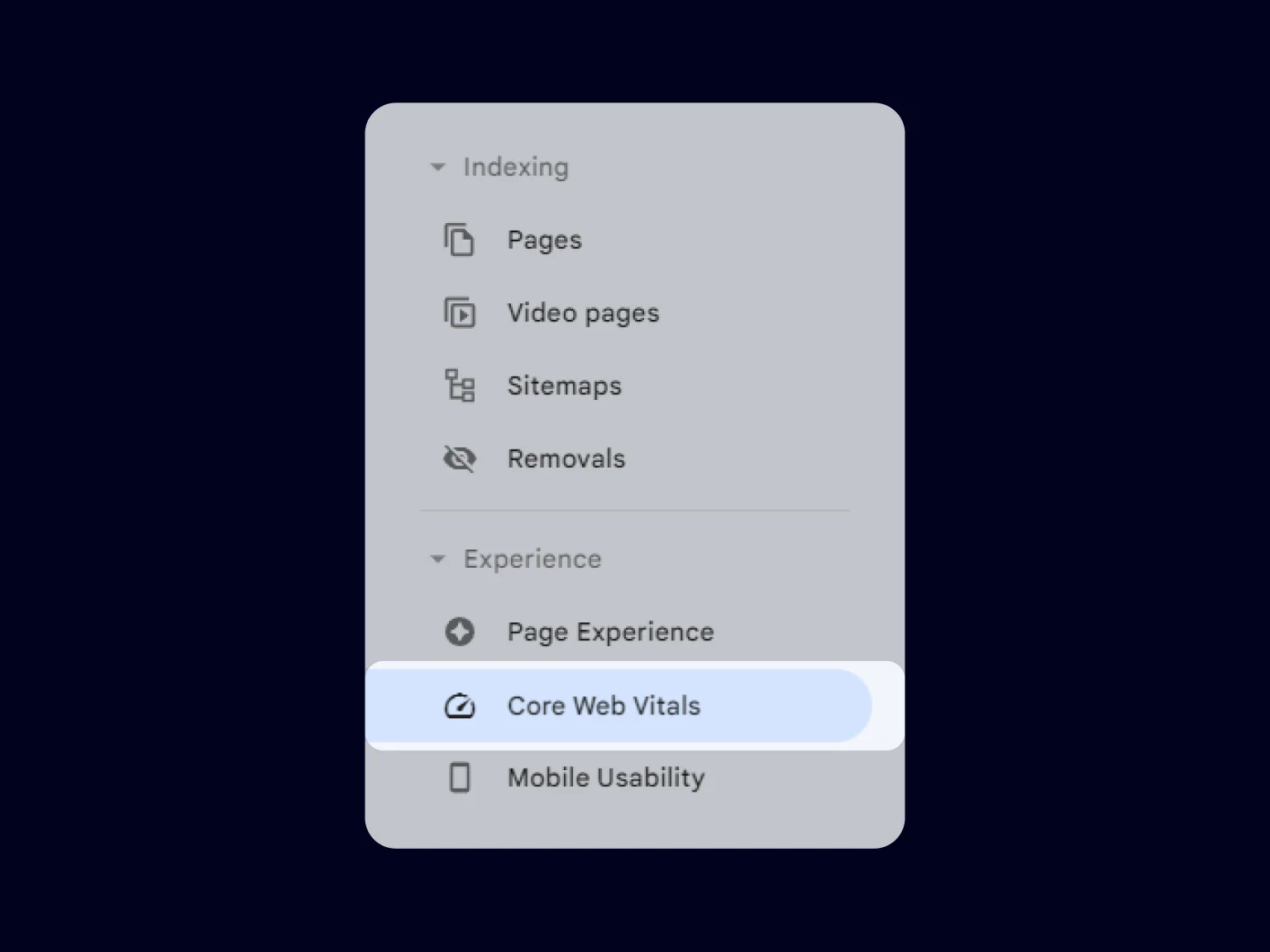 “Core Web Vitals” measures loading, interactivity, and visual stability of a site