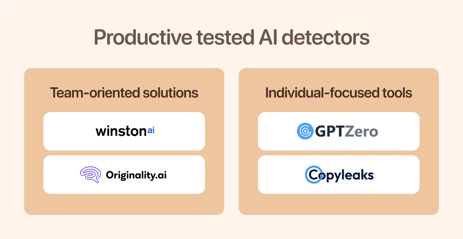 AI tools serve distinct purposes in content creation and detection