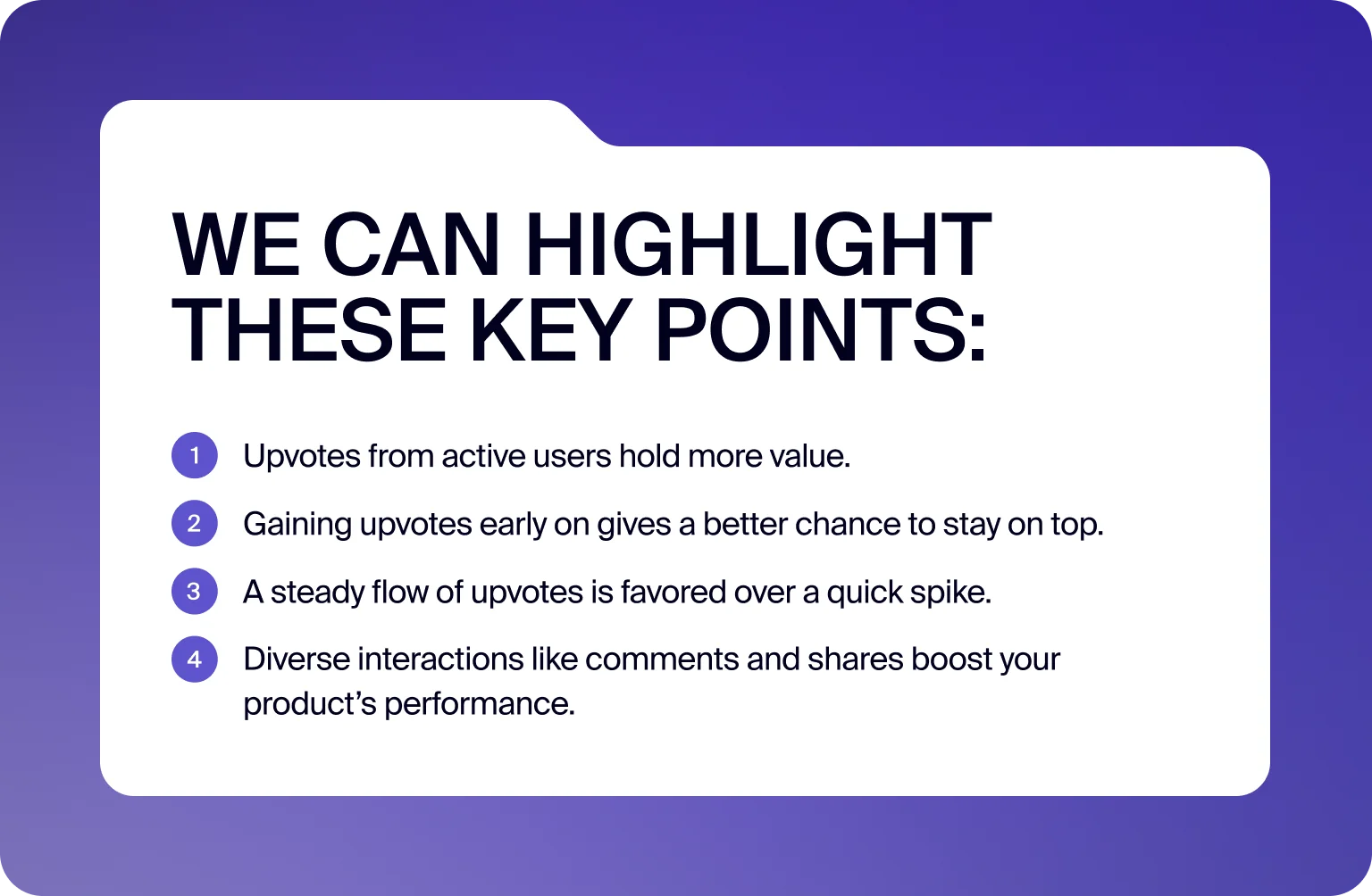 Following the algorithm keeps you at the top